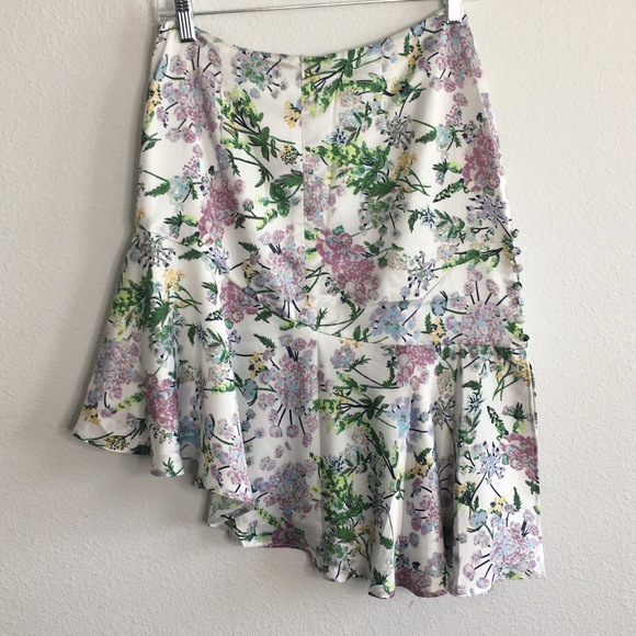 Foxiedox Asymmetrical Floral Skirt - Picture 3 of 7